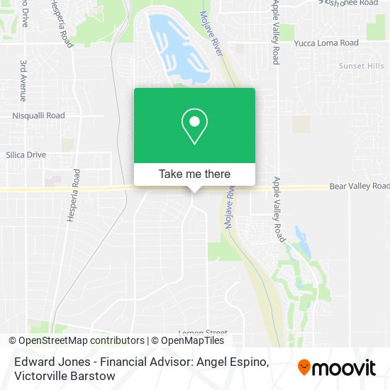 Mapa de Edward Jones - Financial Advisor: Angel Espino