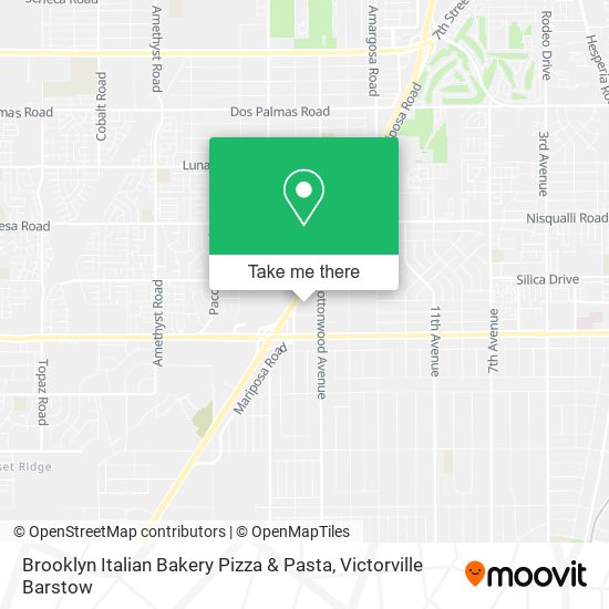 Mapa de Brooklyn Italian Bakery Pizza & Pasta