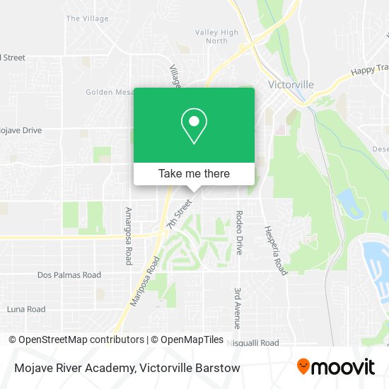 Mojave River Academy map