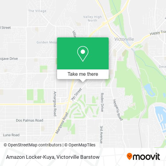 Amazon Locker-Kuya map