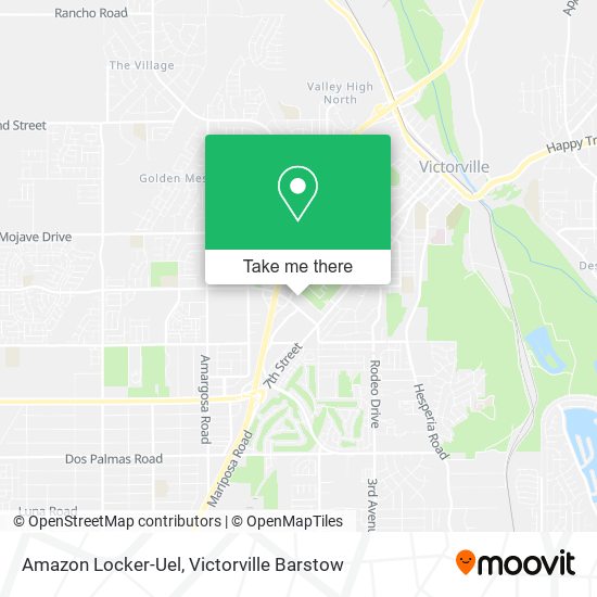 Amazon Locker-Uel map