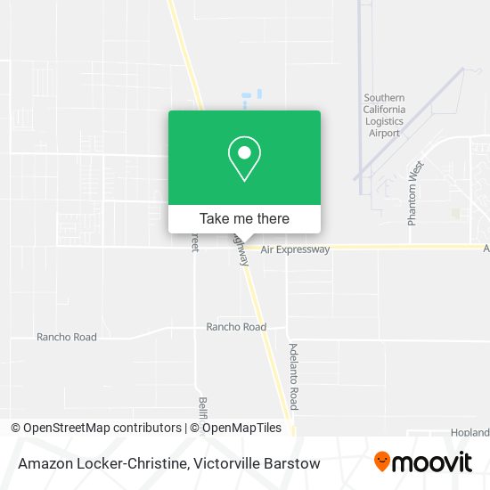 Mapa de Amazon Locker-Christine