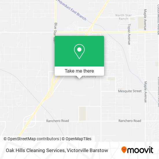 Oak Hills Cleaning Services map