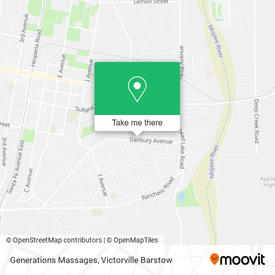 Generations Massages map