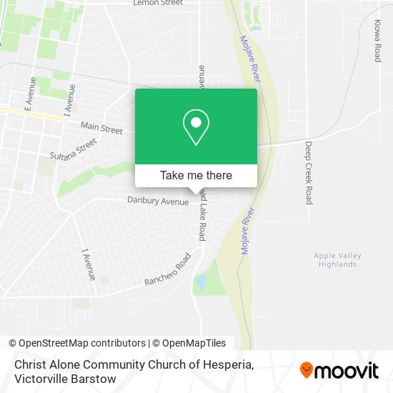 Mapa de Christ Alone Community Church of Hesperia