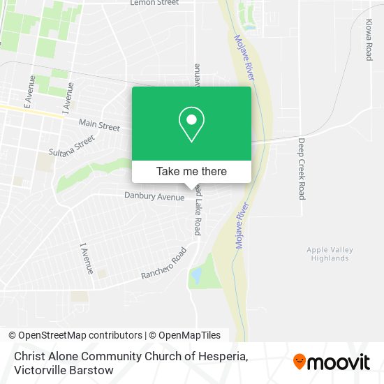 Christ Alone Community Church of Hesperia map