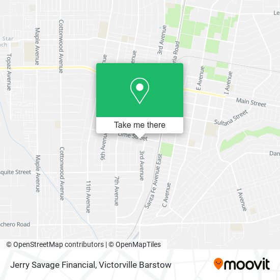 Mapa de Jerry Savage Financial