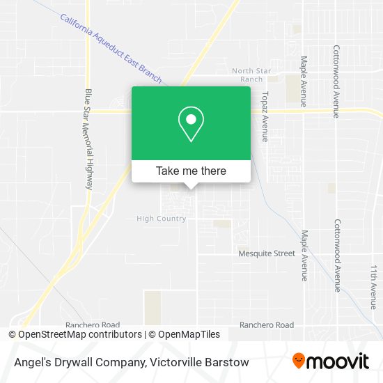 Mapa de Angel's Drywall Company