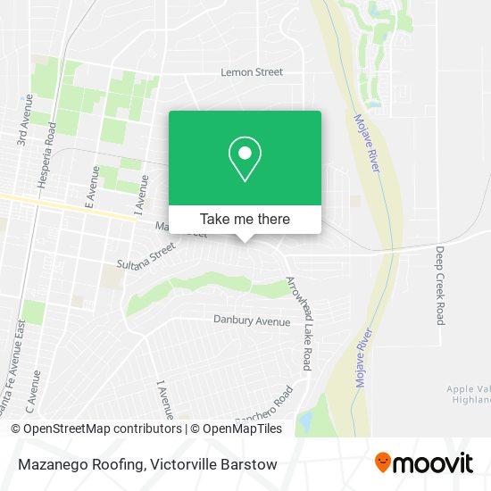 Mazanego Roofing map