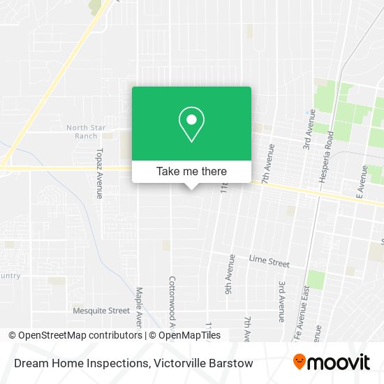 Dream Home Inspections map