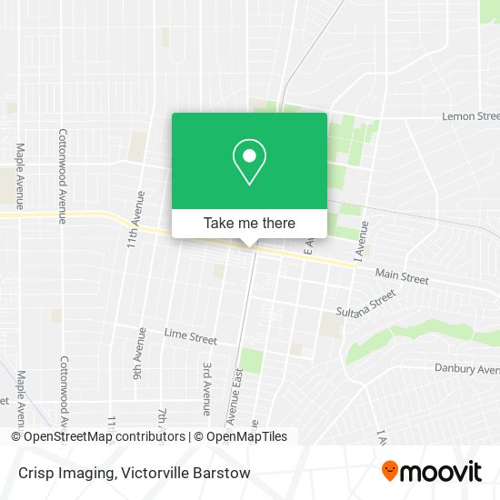 Crisp Imaging map