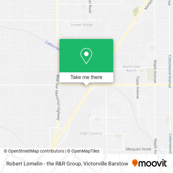Robert Lomelin - the R&R Group map