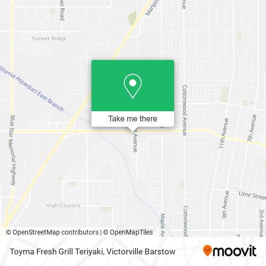 Mapa de Toyma Fresh Grill Teriyaki