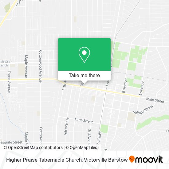 Mapa de Higher Praise Tabernacle Church