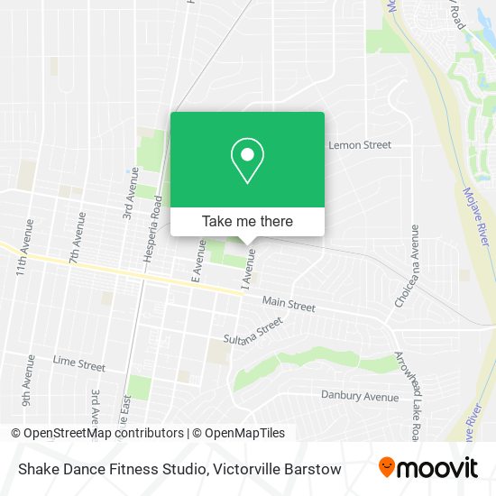 Mapa de Shake Dance Fitness Studio