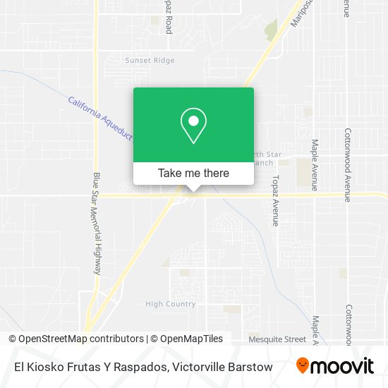 El Kiosko Frutas Y Raspados map