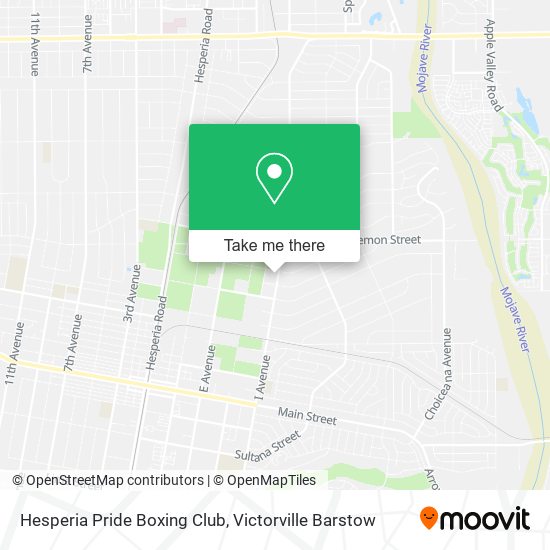 Mapa de Hesperia Pride Boxing Club