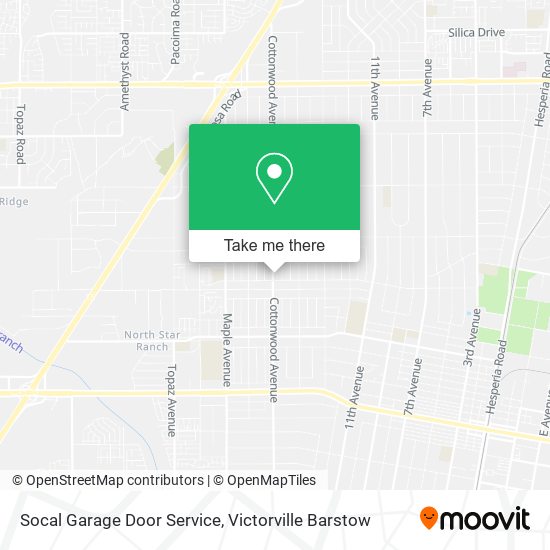 Mapa de Socal Garage Door Service