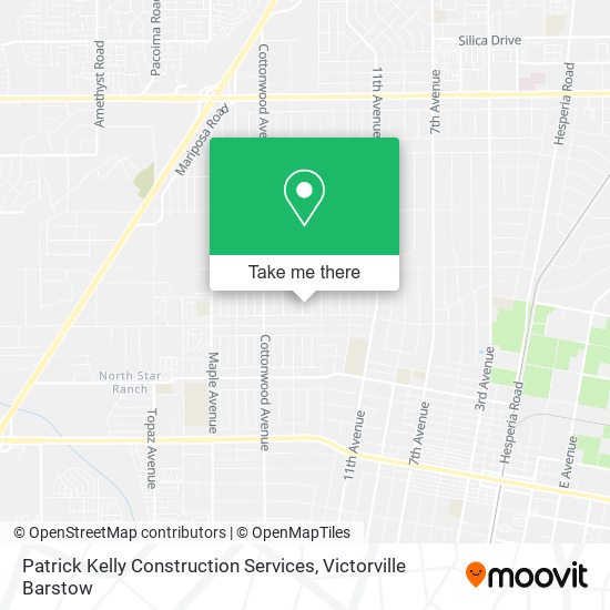 Patrick Kelly Construction Services map