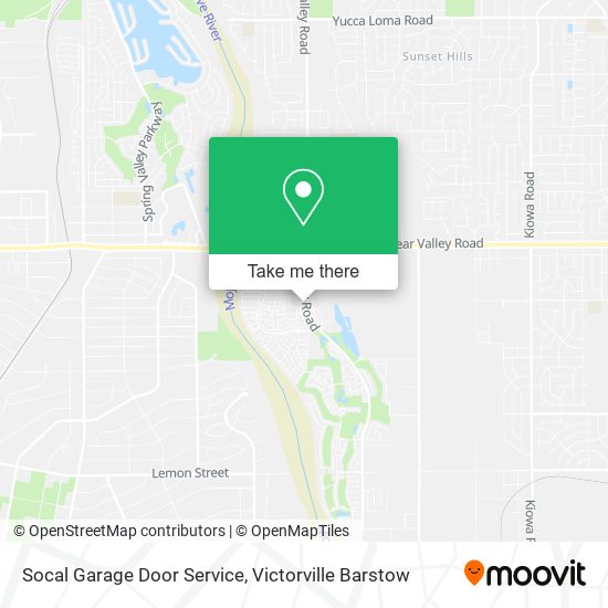 Socal Garage Door Service map