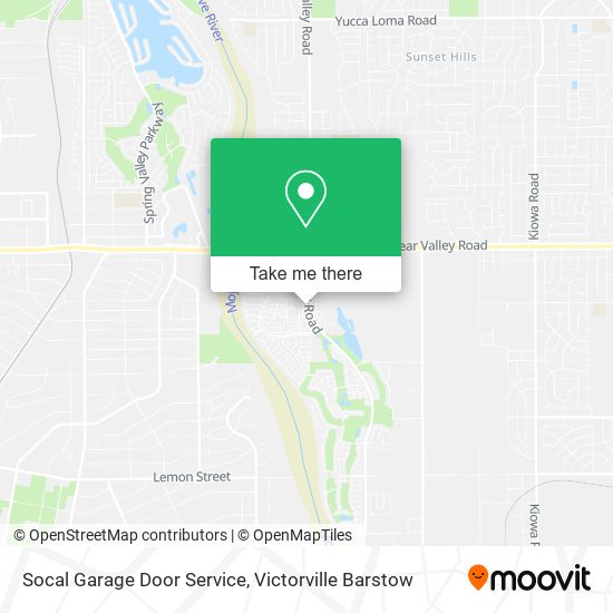 Mapa de Socal Garage Door Service