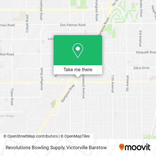 Revolutions Bowling Supply map