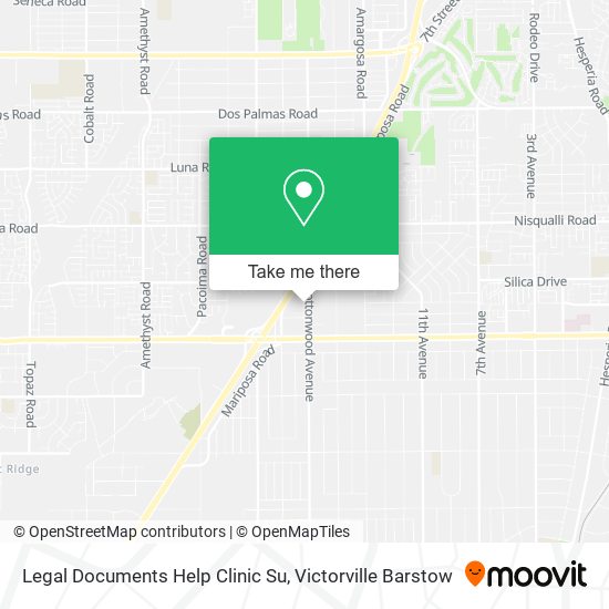 Mapa de Legal Documents Help Clinic Su