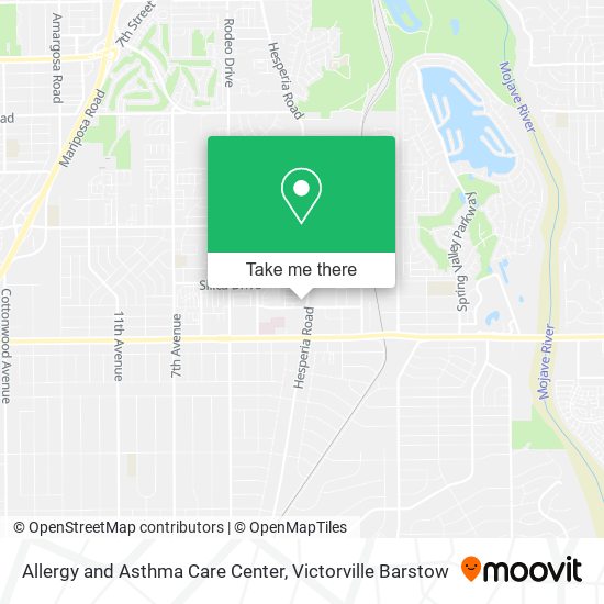 Allergy and Asthma Care Center map