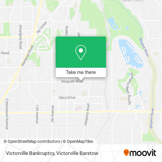 Victorville Bankruptcy map