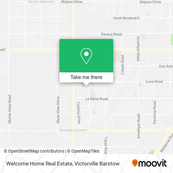 Mapa de Welcome Home Real Estate