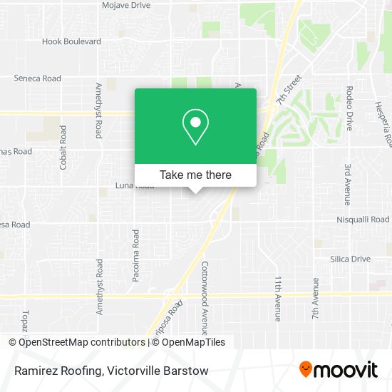 Ramirez Roofing map