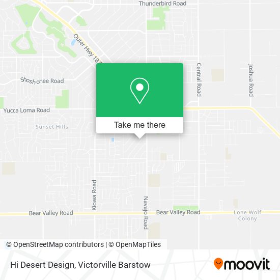 Mapa de Hi Desert Design