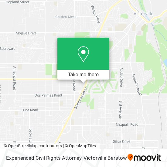 Experienced Civil Rights Attorney map