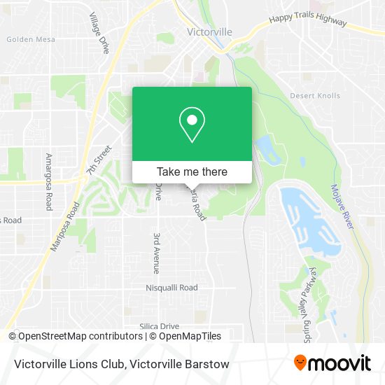 Mapa de Victorville Lions Club