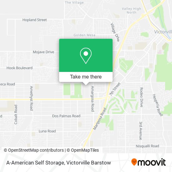 A-American Self Storage map