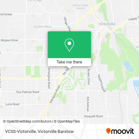 Mapa de VCSS-Victorville