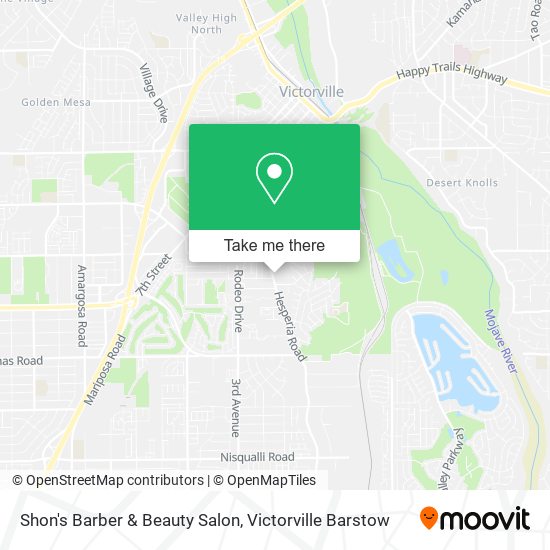 Shon's Barber & Beauty Salon map