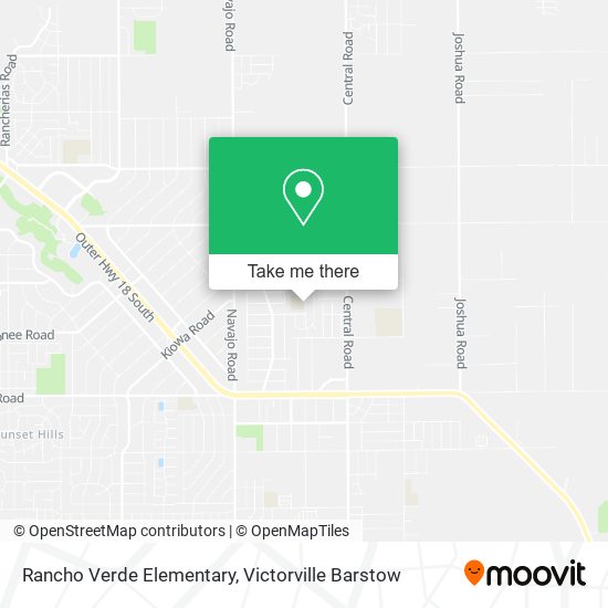 Rancho Verde Elementary map