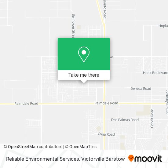 Reliable Environmental Services map