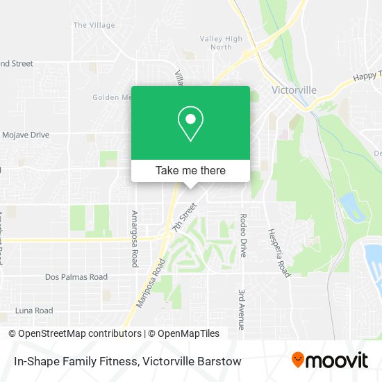 In-Shape Family Fitness map