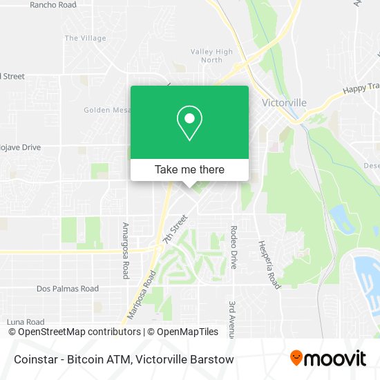 Mapa de Coinstar - Bitcoin ATM