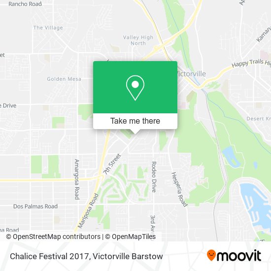 Chalice Festival 2017 map