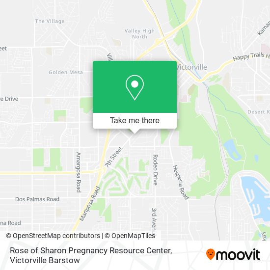 Rose of Sharon Pregnancy Resource Center map
