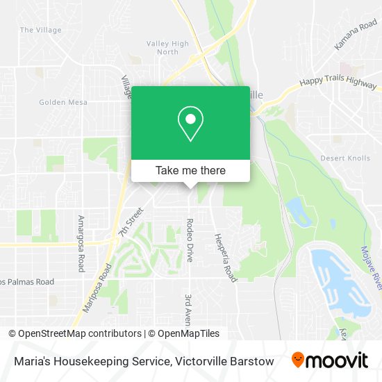 Mapa de Maria's Housekeeping Service