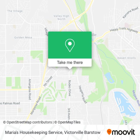 Maria's Housekeeping Service map