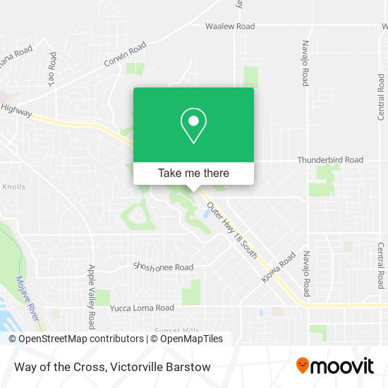Way of the Cross map
