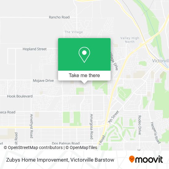 Zubys Home Improvement map