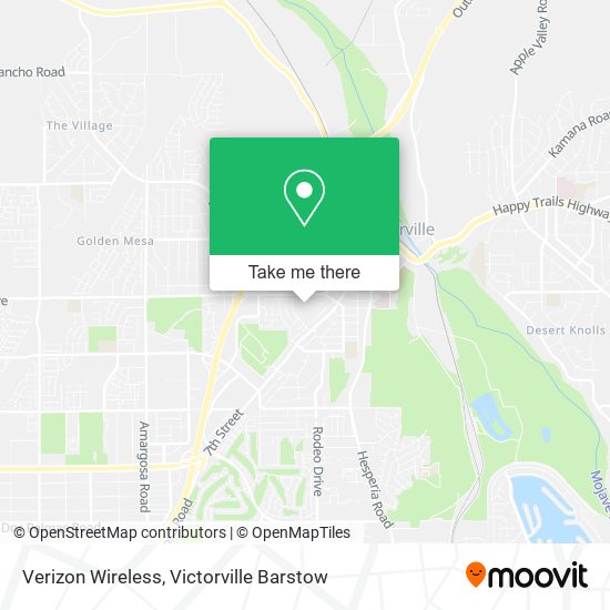 Mapa de Verizon Wireless