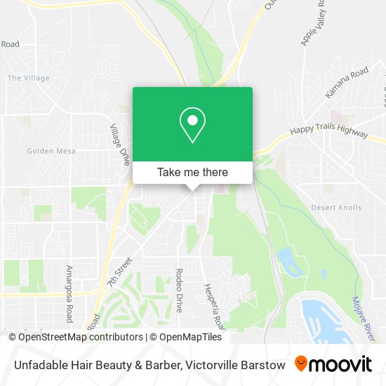 Unfadable Hair Beauty & Barber map