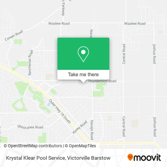 Mapa de Krystal Klear Pool Service